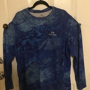 Real tree Fishing Shirt XL EUC